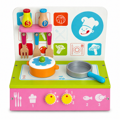 Wooden Kitchen Cooktop Set 12 Inches