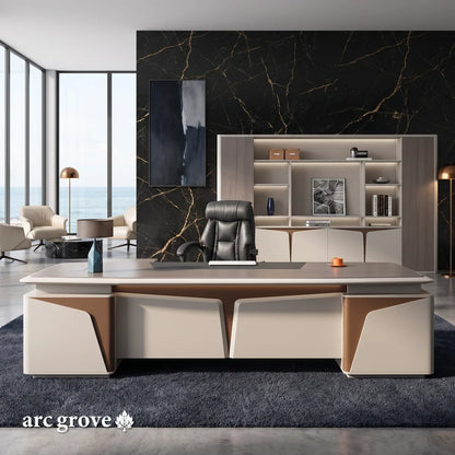 Wynn · Executive Desk w/ Mobile Storage