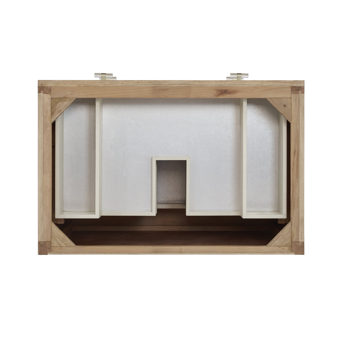 James Martin Celeste 36" Single Bathroom Vanity, Sunwashed Oak with Embossed Shagreen Drawer Fronts