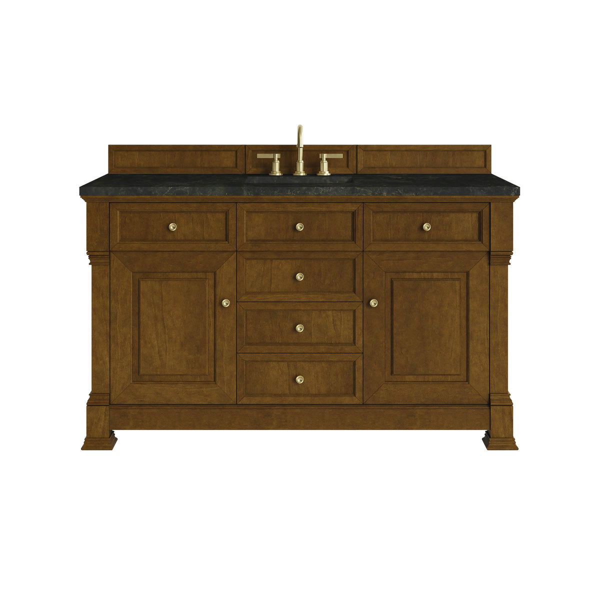 James Martin Brookfield 60" Single Bathroom Vanity, Honey Oak