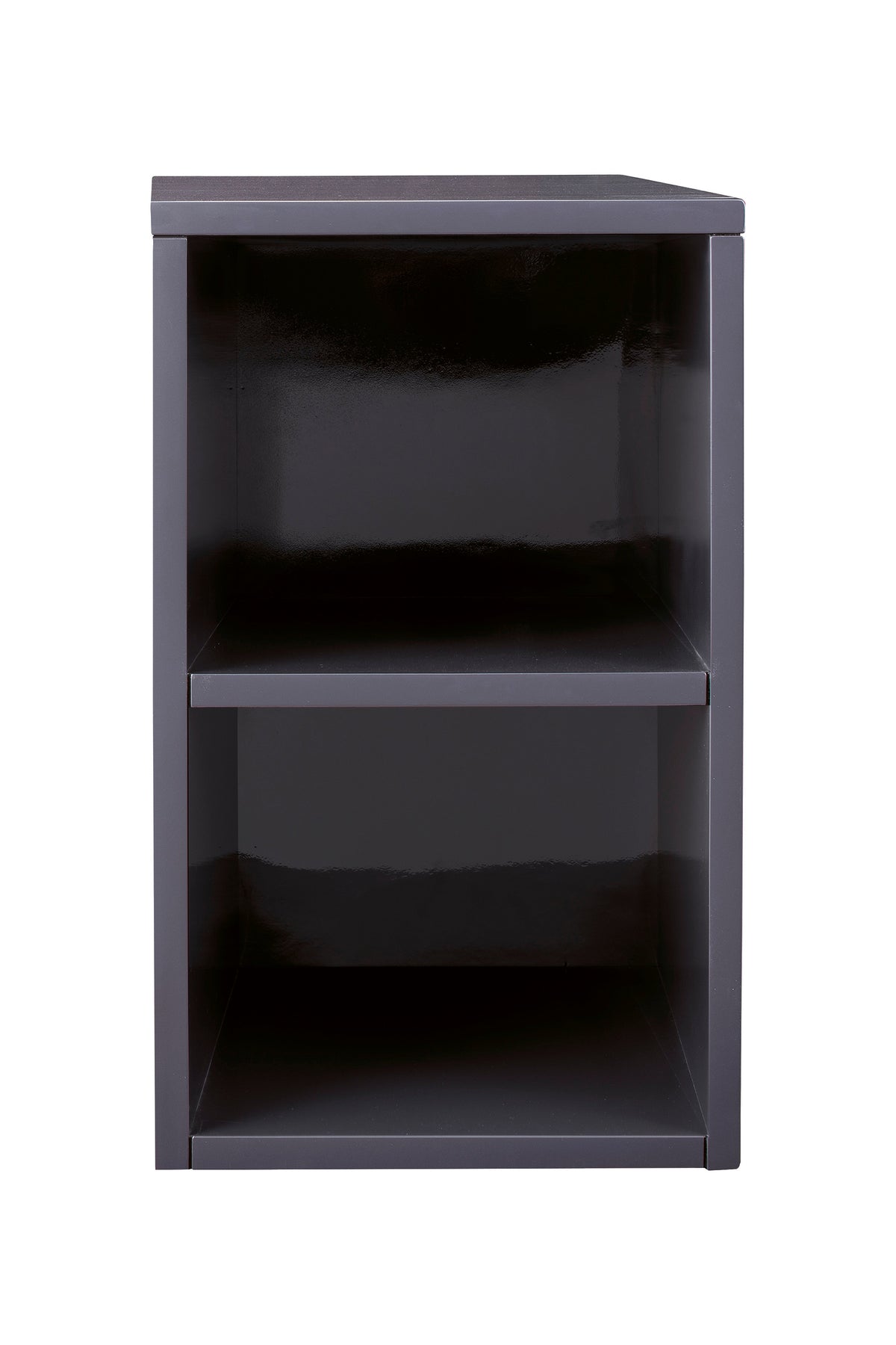 James Martin Milan 12" Storage Cabinet, Modern Grey Glossy