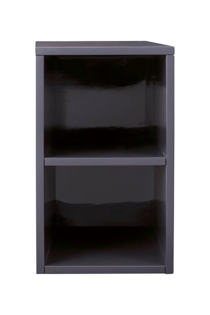 James Martin Milan 12" Storage Cabinet, Modern Grey Glossy
