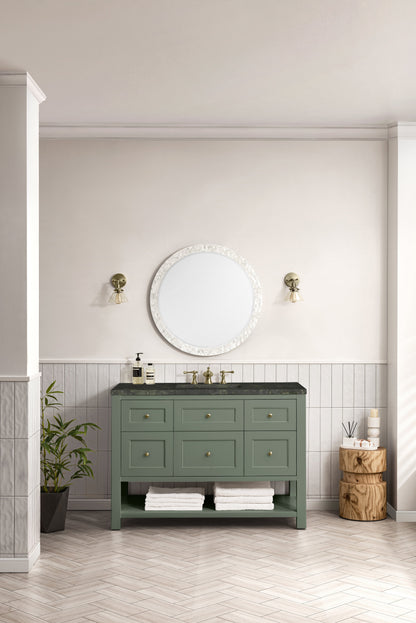 James Martin Breckenridge 48" Single Bathroom Vanity, Smokey Celadon