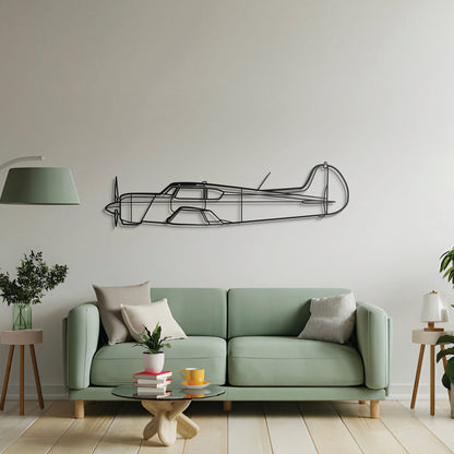 Yak-18T Metal Aircraft Wall Art - NCP0351