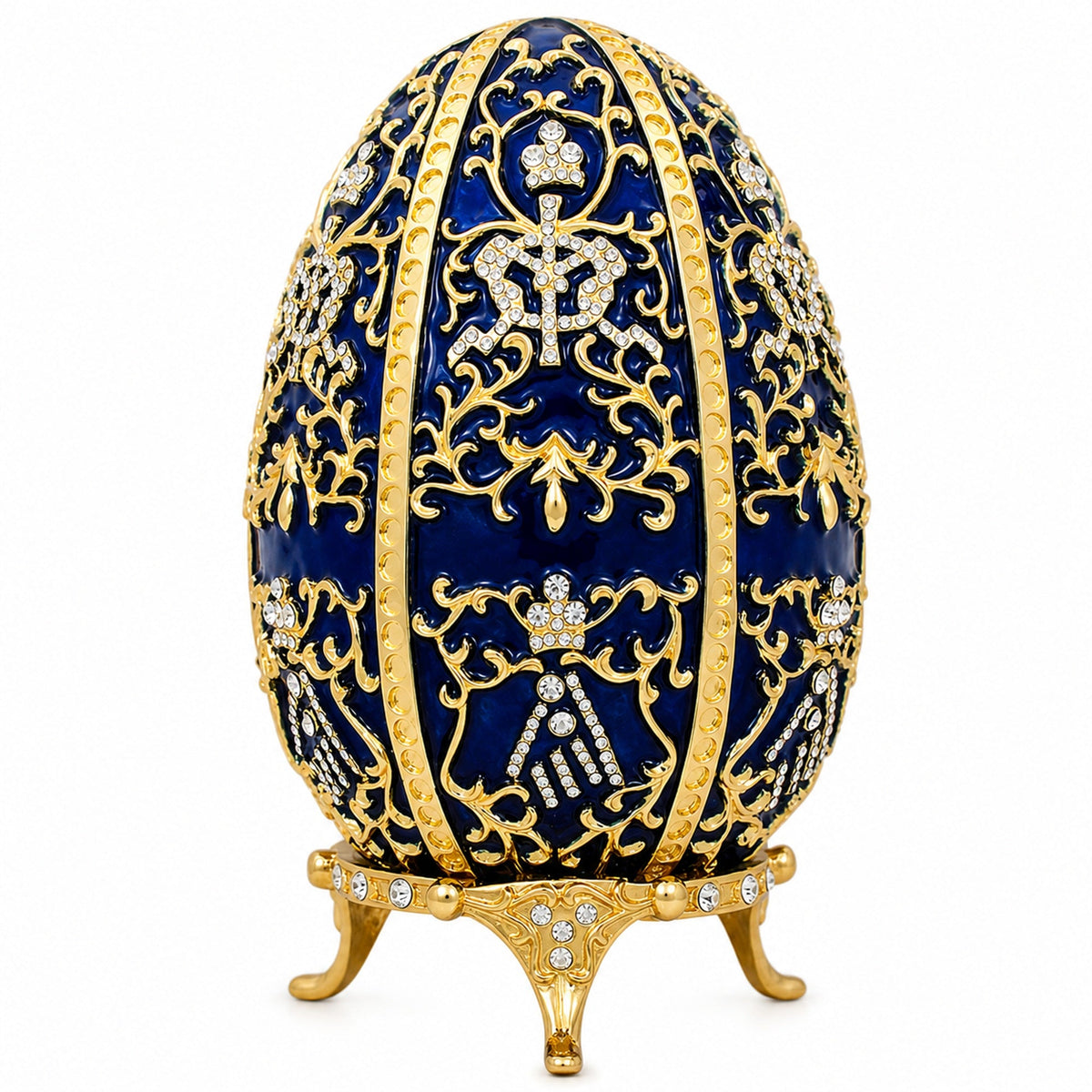 1895 Twelve Monograms Royal Imperial Metal Easter Egg