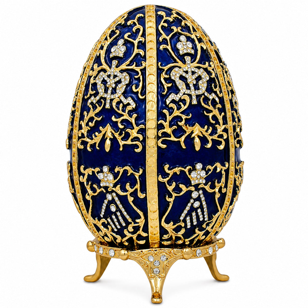 1895 Twelve Monograms Royal Imperial Metal Easter Egg
