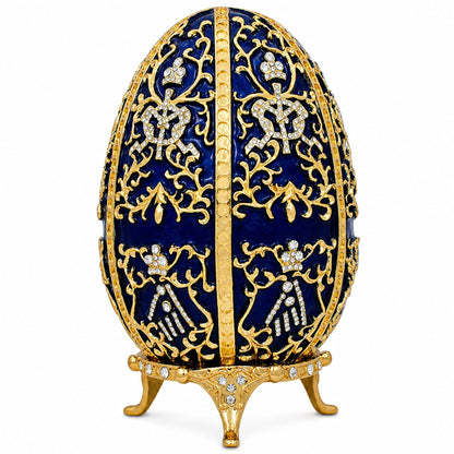 1895 Twelve Monograms Royal Imperial Metal Easter Egg
