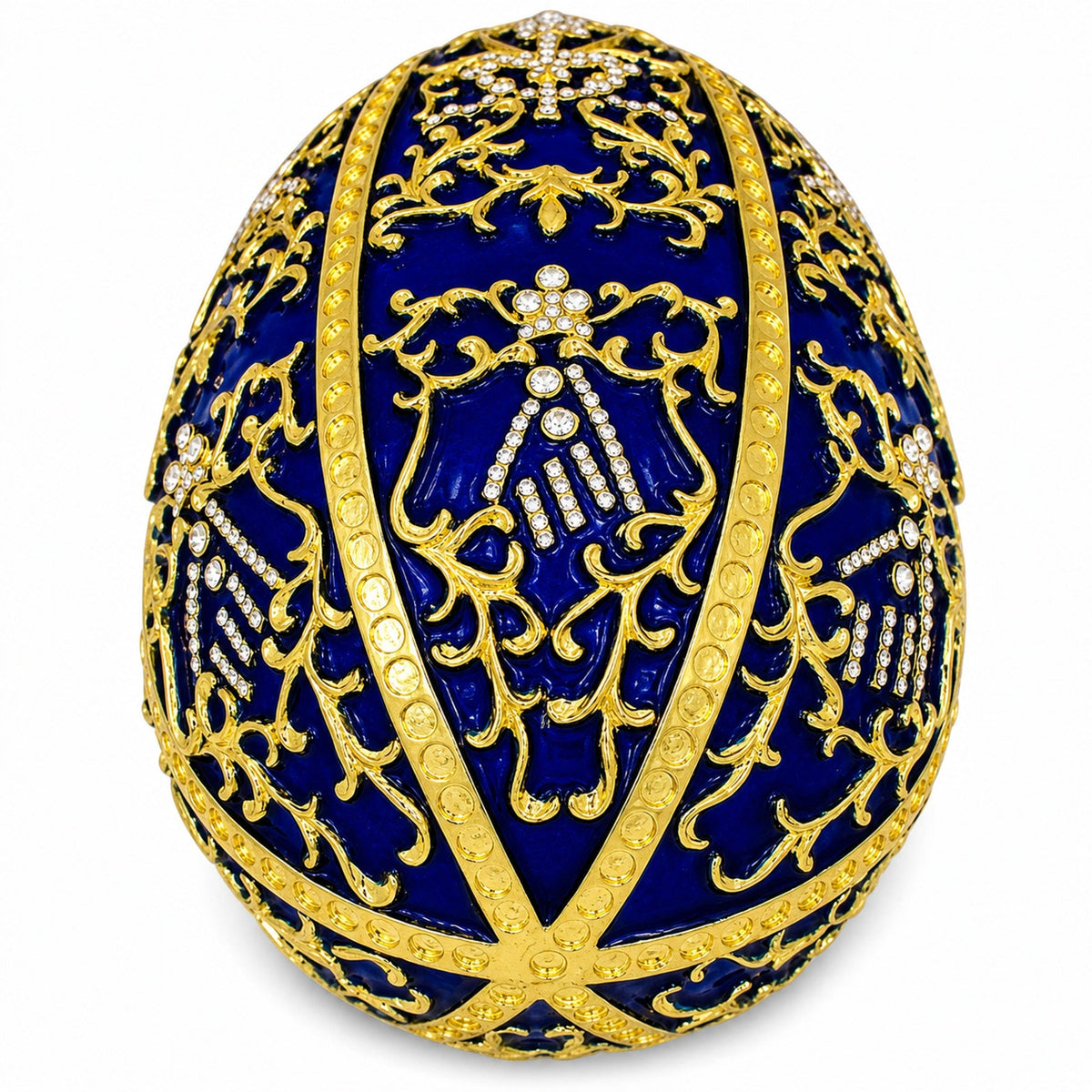 1895 Twelve Monograms Royal Imperial Metal Easter Egg