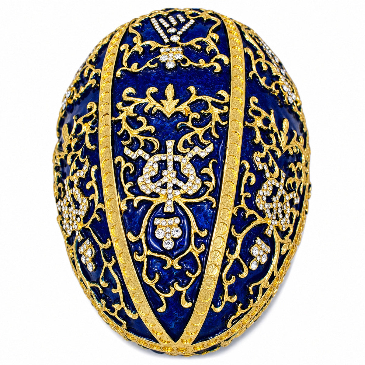 1895 Twelve Monograms Royal Imperial Metal Easter Egg