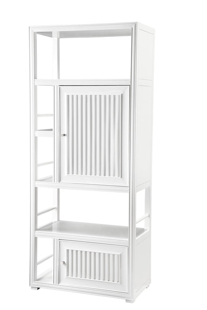 James Martin Athens 30" Linen Cabinet, Glossy White
