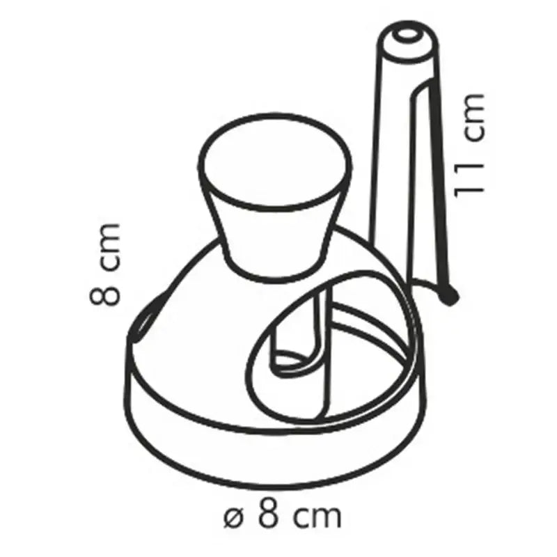Yellow and white donut cutter baking tools kit for kitchen