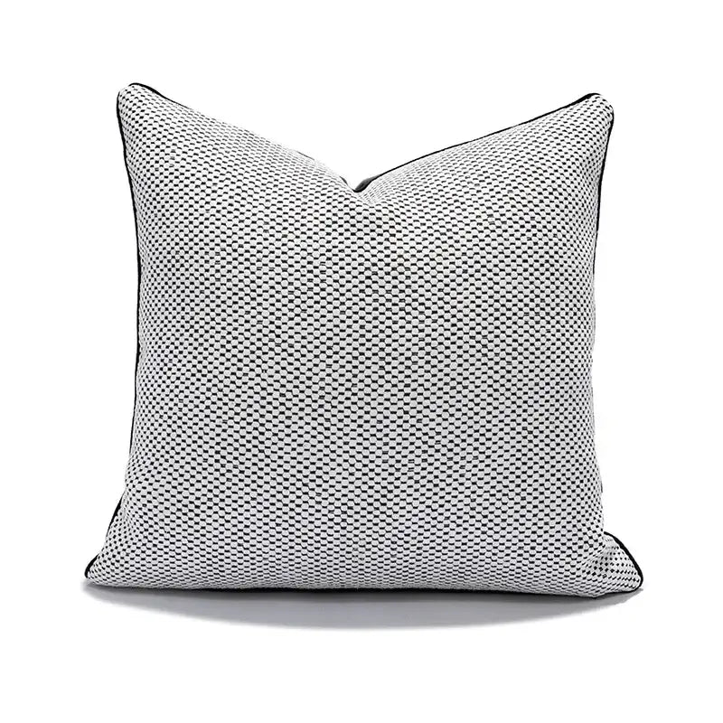Yellow and white geometric elephant cushion cover living room decor