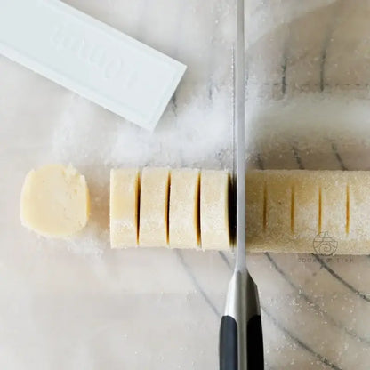 Yellow biscuit cake rolling mold with scale ruler – kitchen pastry tool