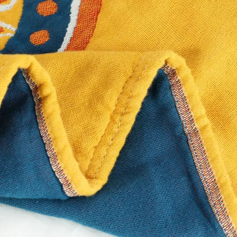 Yellow cotton mandala leisure blanket living room bedspread