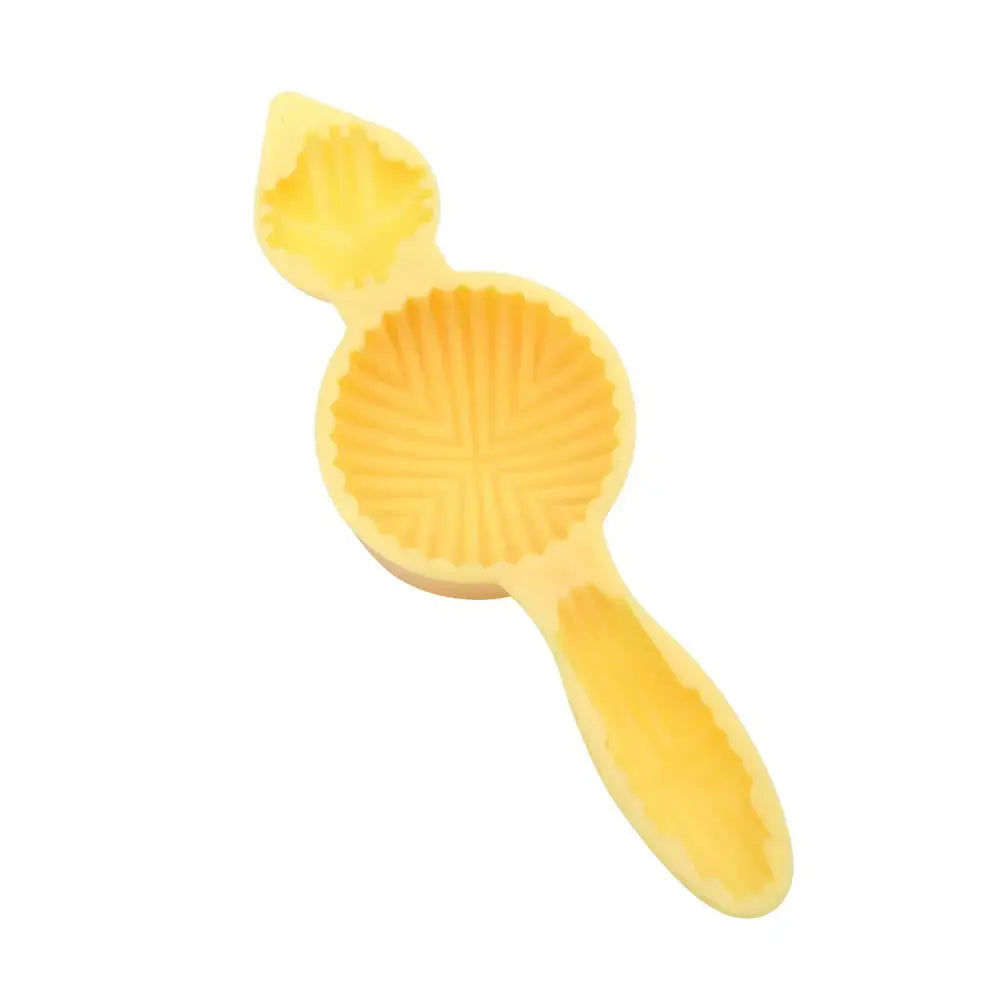 Yellow floral silicone biscuit cake date pistachio mold kitchen tool