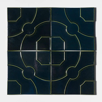 Lafonia Prolific Rain Glossy Ceramic Accent Tiles 8x8