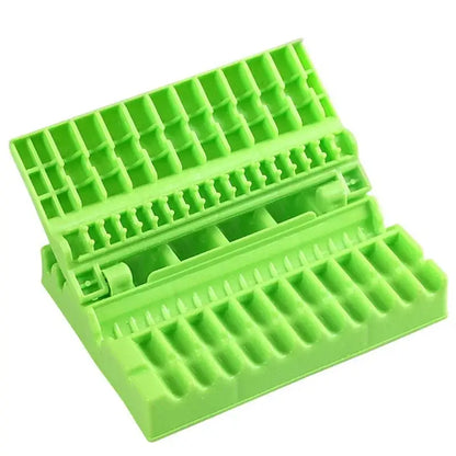 Yellow & green bbq meat skewer maker – kitchen kebab tool