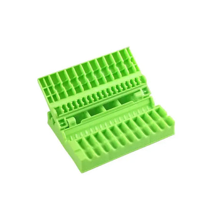 Yellow & green bbq meat skewer maker – kitchen kebab tool