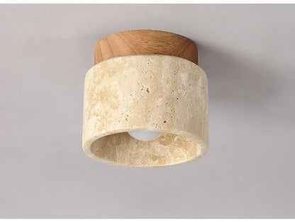 DecorBites™ Yellow Marble Ceiling Light for Home or Commercial Spaces