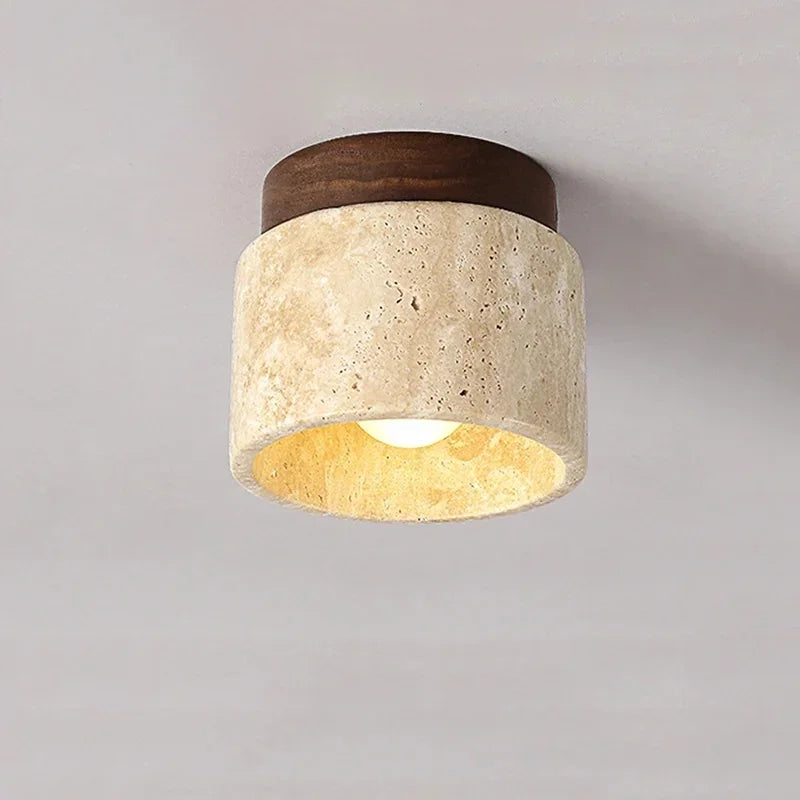 DecorBites™ Yellow Marble Ceiling Light for Home or Commercial Spaces