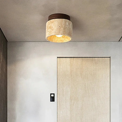 DecorBites™ Yellow Marble Ceiling Light for Home or Commercial Spaces