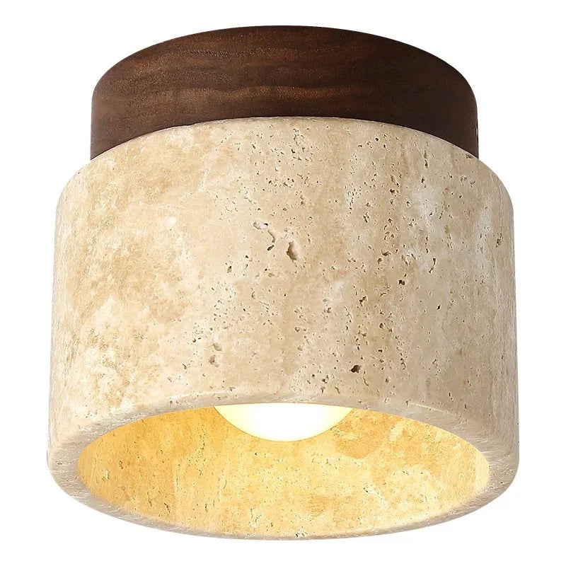 DecorBites™ Yellow Marble Ceiling Light for Home or Commercial Spaces