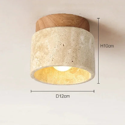DecorBites™ Yellow Marble Ceiling Light for Home or Commercial Spaces