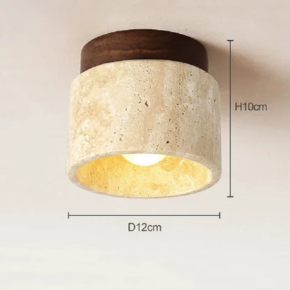 DecorBites™ Yellow Marble Ceiling Light for Home or Commercial Spaces