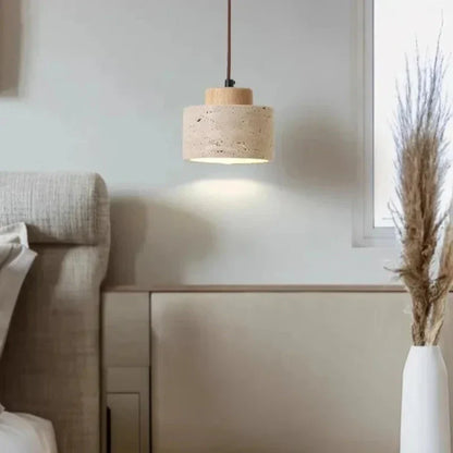 DecorBites™ Yellow Stone LED Pendant Chandelier - Retro Nordic Style