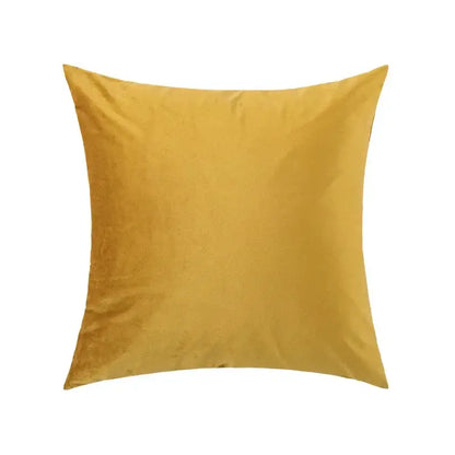 Yellow & white embroidered flora cotton pillow cover bedroom sham