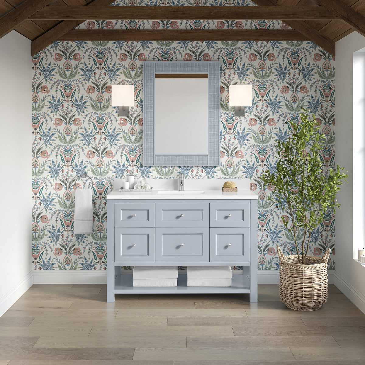 James Martin Breckenridge 48" Single Bathroom Vanity, Serenity Blue