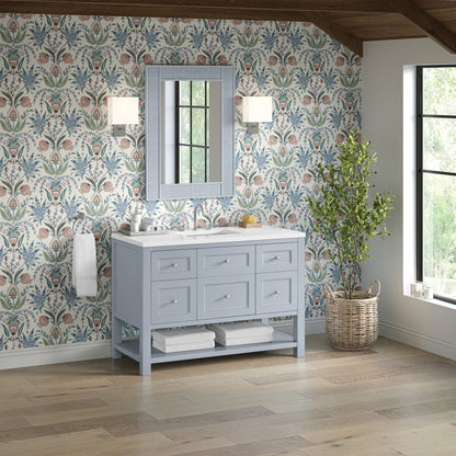 James Martin Breckenridge 48" Single Bathroom Vanity, Serenity Blue
