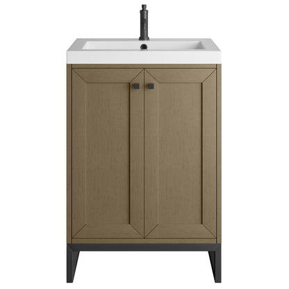James Martin Chianti 24" Single Bathroom Vanity, Walnut Whisper