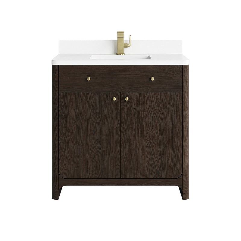 James Martin Gracyn 36" Single Bathroom Vanity, Sable