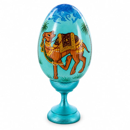 Royal Camel Wooden Easter Egg