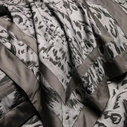 Zebra print 1000tc egyptian cotton bedding set bedroom duvet cover
