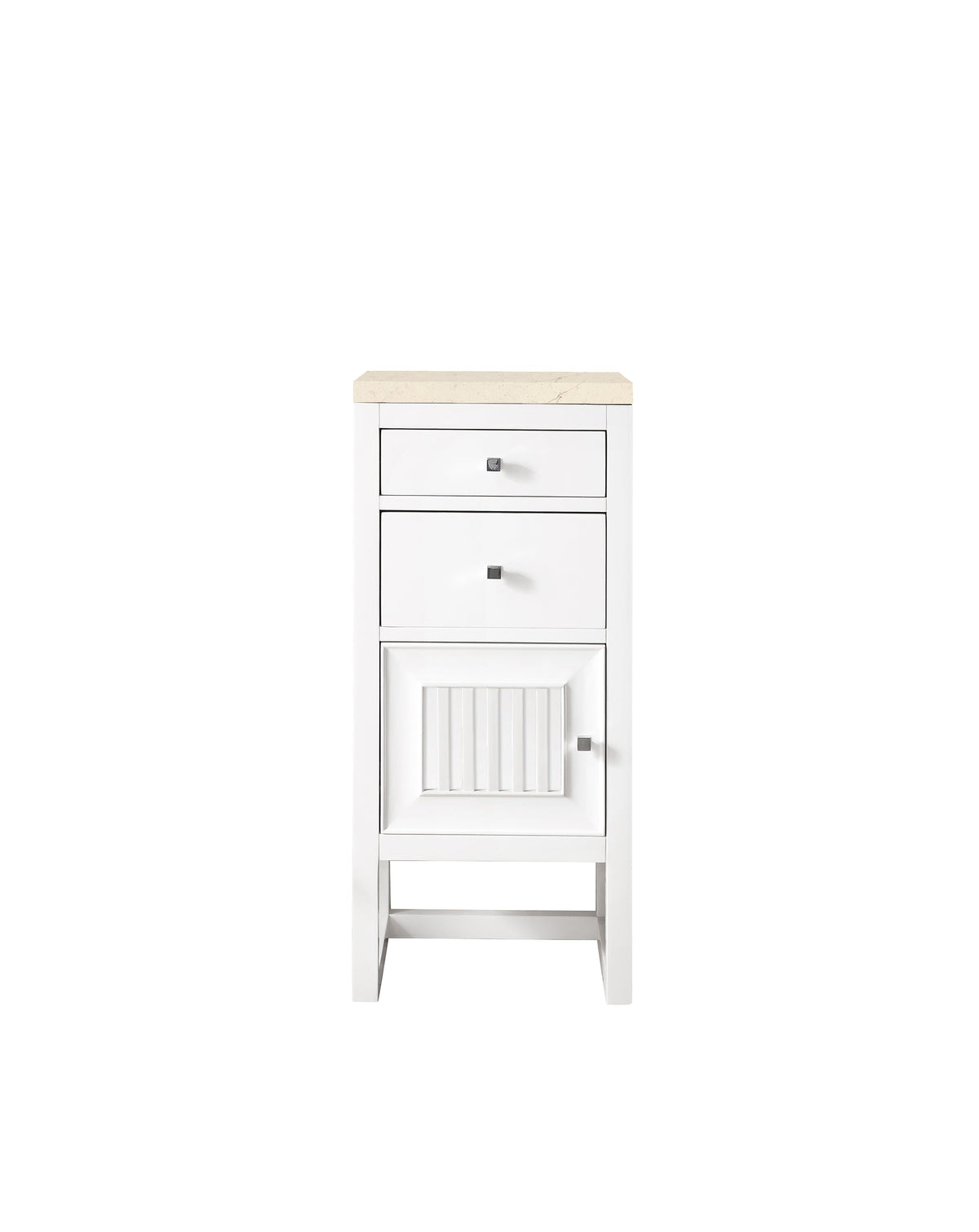 James Martin Athens 15" Base Cabinet, Glossy White