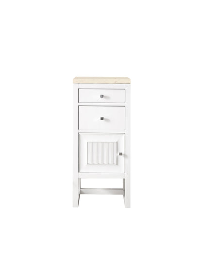 James Martin Athens 15" Base Cabinet, Glossy White