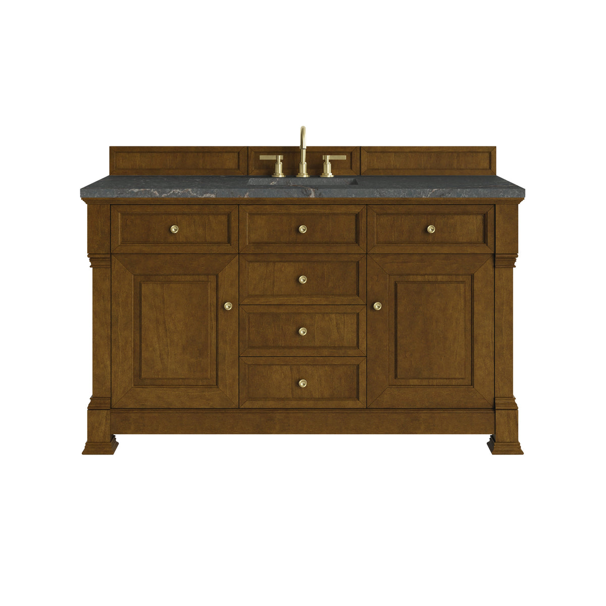 James Martin Brookfield 60" Single Bathroom Vanity, Honey Oak