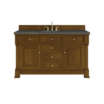 James Martin Brookfield 60" Single Bathroom Vanity, Honey Oak