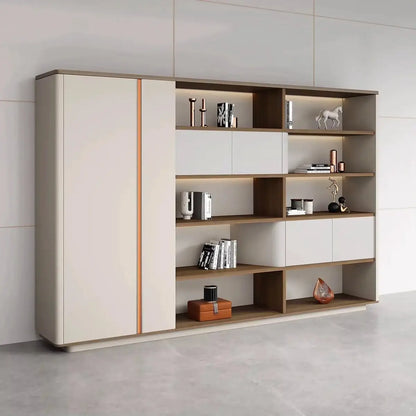 Hadwyn · Office Shelves w/ Lighting & Storage