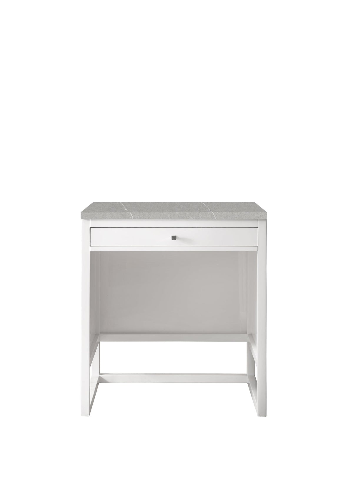 James Martin Athens 30" Countertop Unit, Glossy White